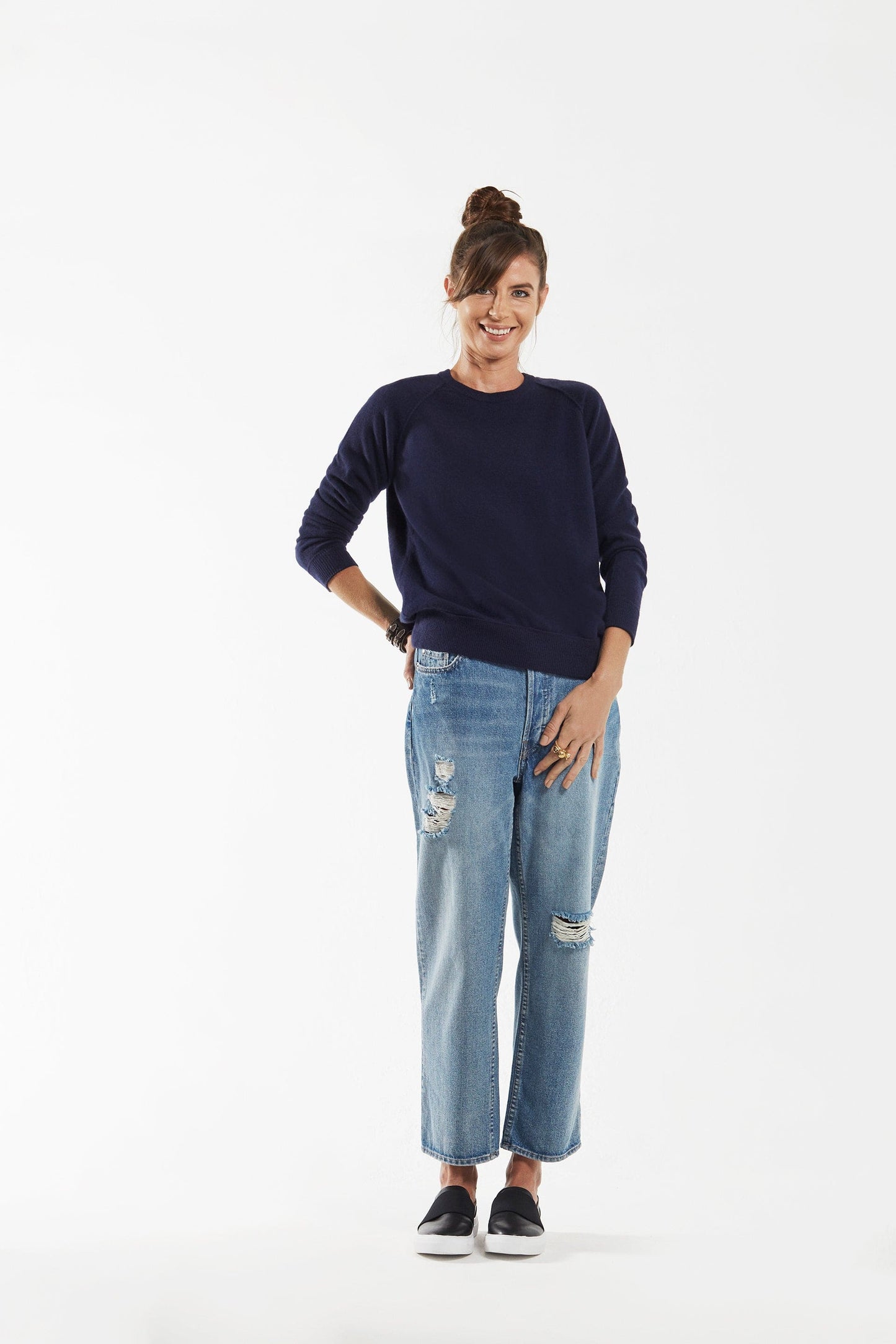 Alabaste-UK Sweatshirt M / Navy Le Sweatshirt
