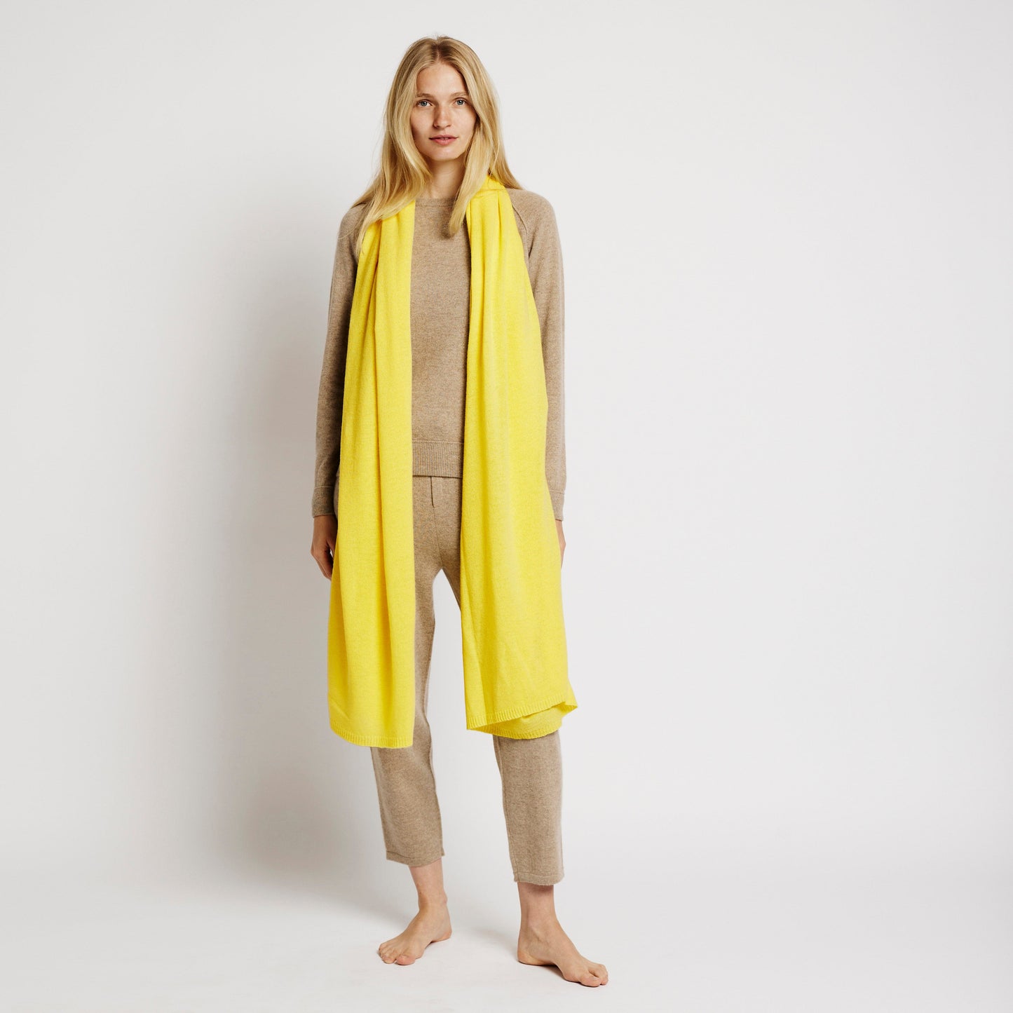 Alabaste-UK Scarf Primrose Cashmere Scarf