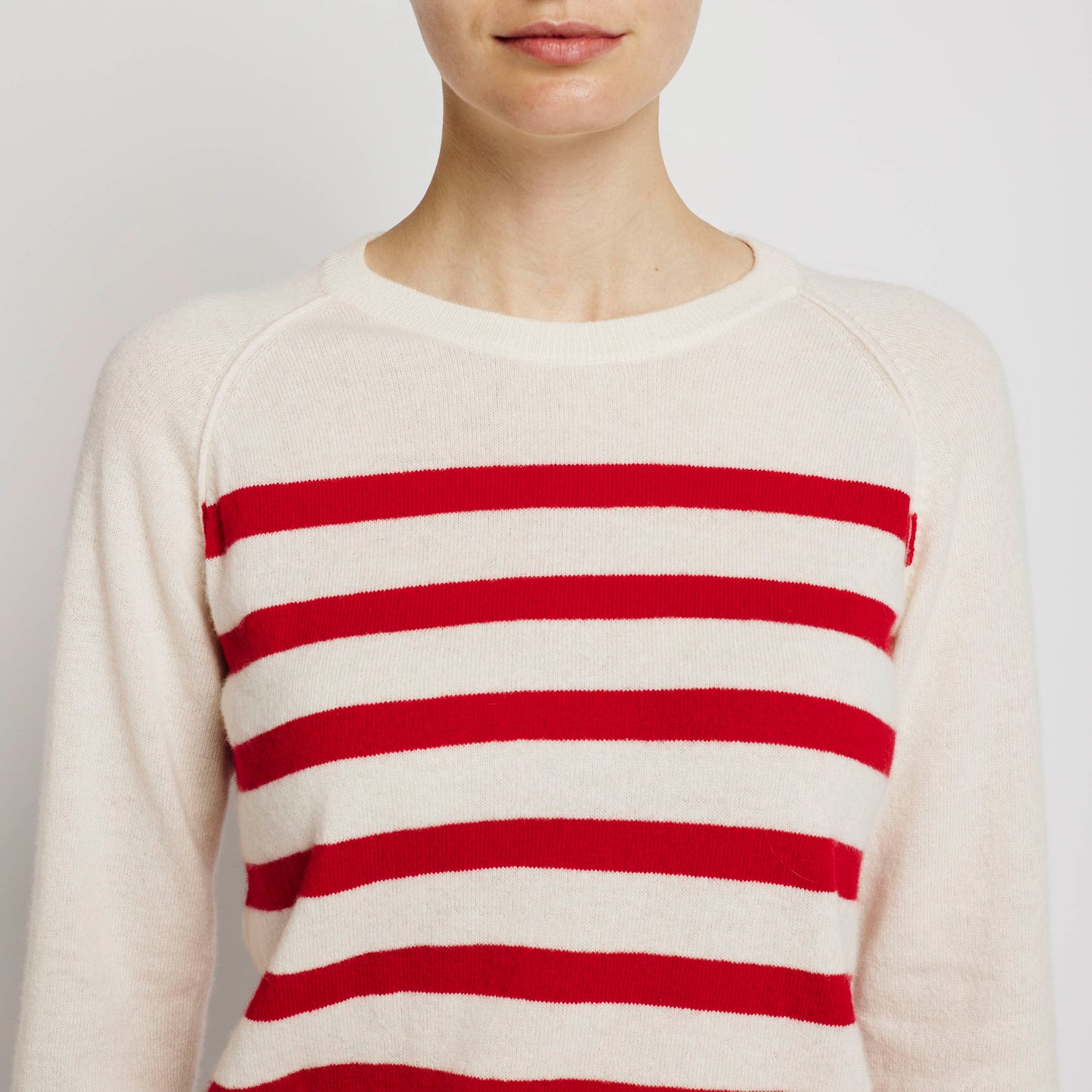 Le Breton Striped Cashmere Sweatshirt